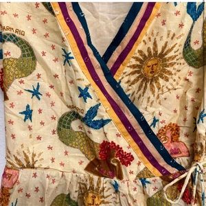 FARM for anthropology multi color dress